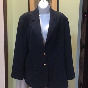 Vintage Bloomingda Navy Blue Jacket.